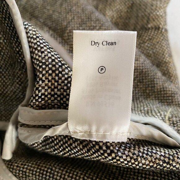 Coldwater Creek Womens Blazer Size 12 Embellished Jacket Brown 3/4 Sleeve - Picture 5 of 9